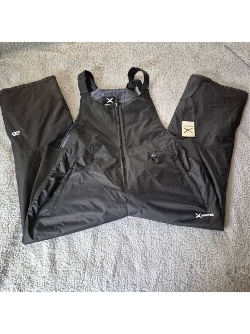 Arctix Women's Insulated Snow Bib Overalls Plus Size 4X 28W-30W Black 31in New